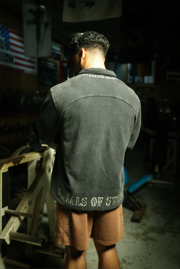 Controlled Insanity Acid Brown Stone Washed Shorts Controlled Insanity Acid Brown Stone Washed Shorts